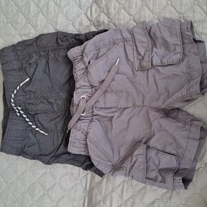Baby Boy Shorts, 12-18 months, Gray and Black